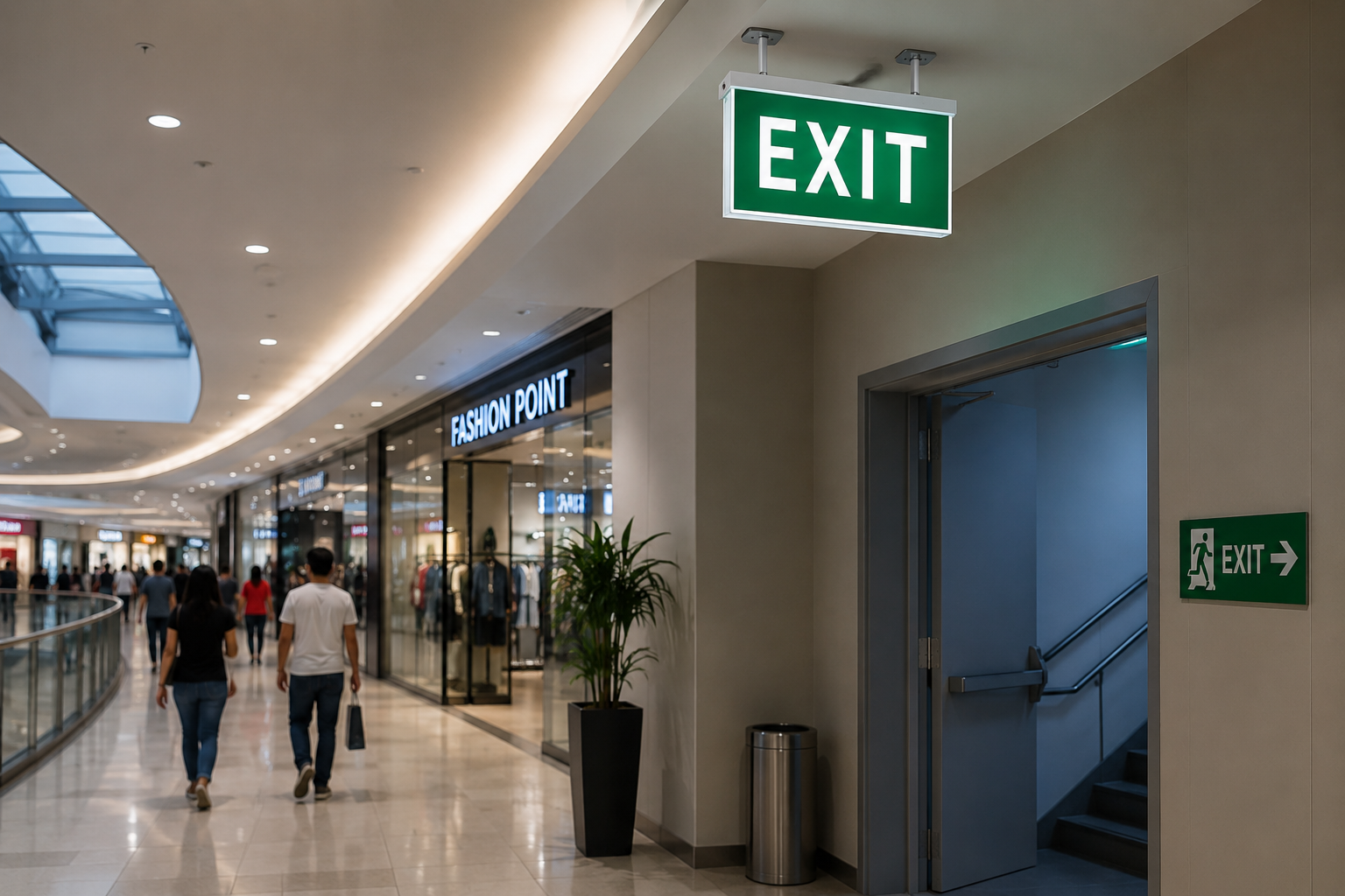 Lambda Suspended Exit Light thumbnail